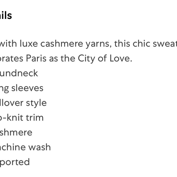 Zadig & Voltaire Anouk Gray Crewneck Sweater, womens large, NWT ($498)! ❤️ - Picture 6 of 7